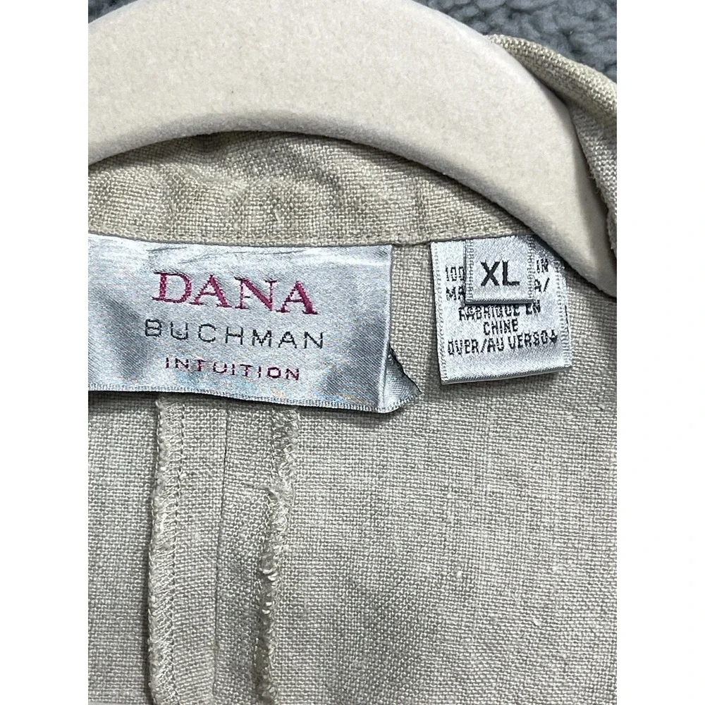 Dana Buchman tan linen